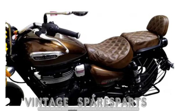 Fit For Royal Enfield Meteor 350 Cushion Seat Cover Fireball, Stellar Supernova