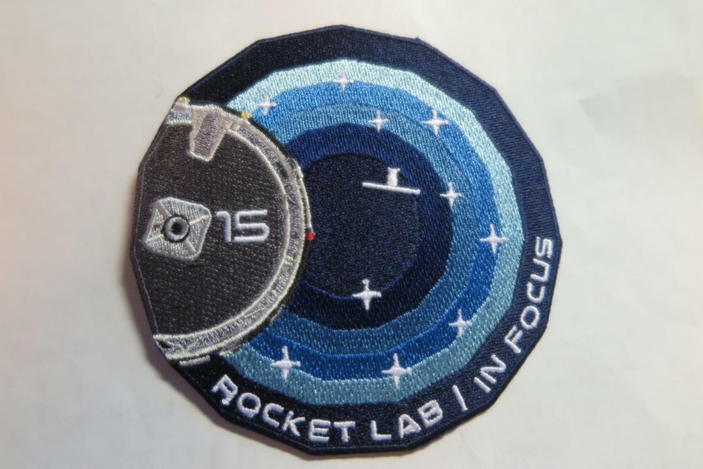 ROCKET LAB #15 MISSION SPACE PATCH IN FOCUS  - FREE POSTAGE IN U.S.