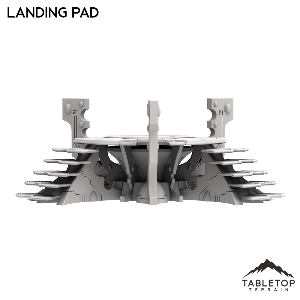 Eldari Staircase Landing Pad - Grimdark Wargaming Tabletop
