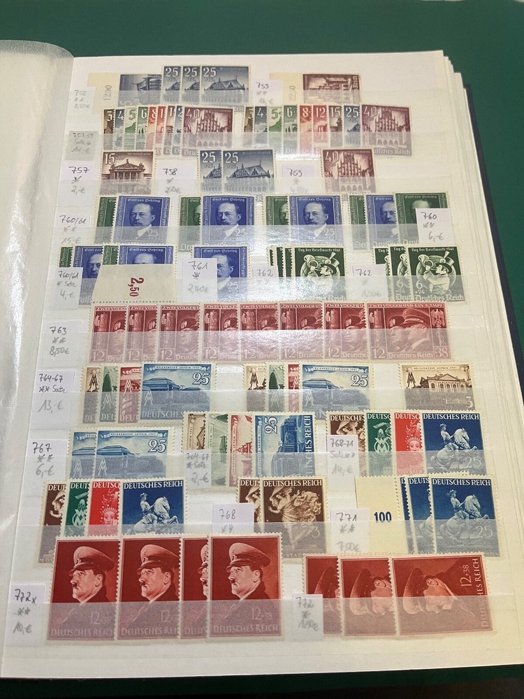 50 different DR mint or with fold, + a certified stamp!!!