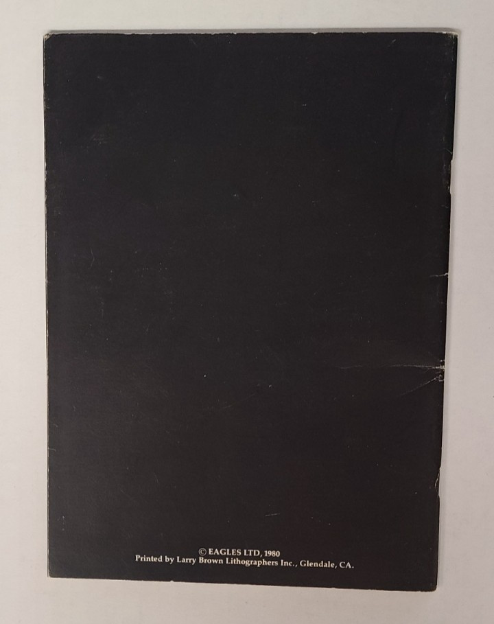 THE EAGLES - 1980 The Long Run Concert Tour Program