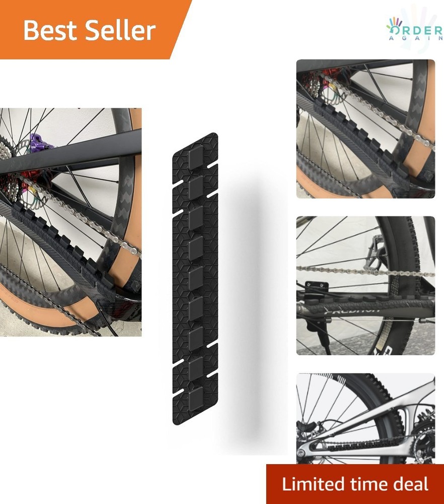 Mountain Bike Chainstay Protector Silicone Frame Guard for MTB Road Bicycles