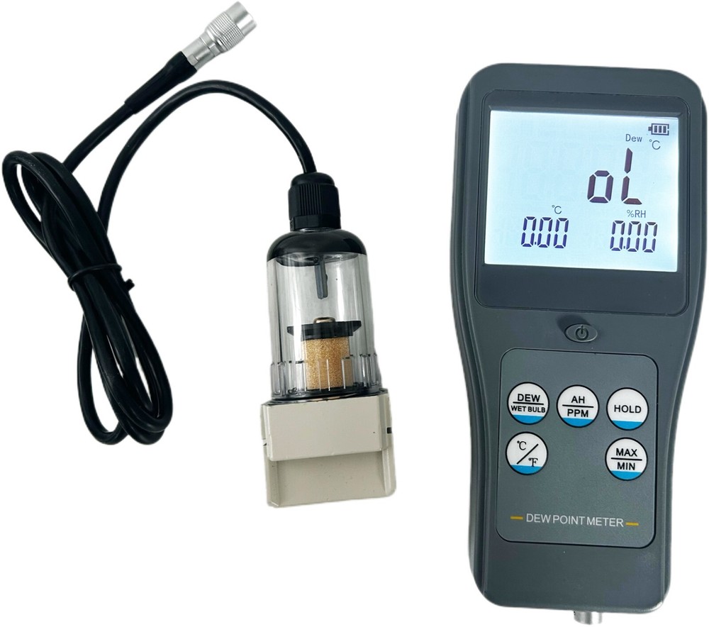 Portable Dew Point Meter Dewpoint Meter Analyzer for Lab Precision Manufacturing