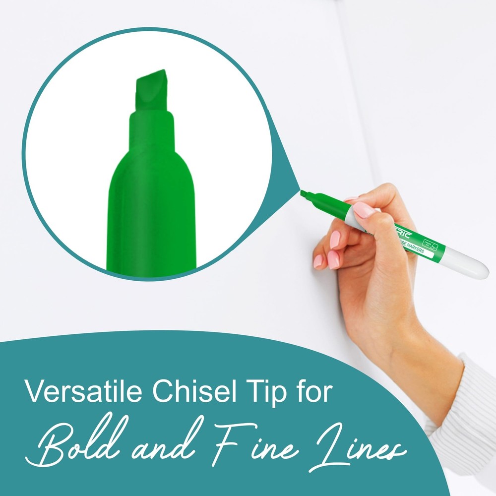Green Dry Erase Markers, 36 Count Whiteboard Markers Chisel Tip, Bulk Classro...