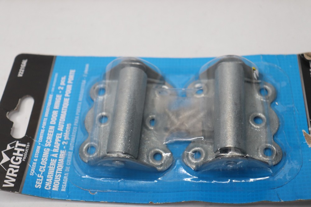 (2-Pk) Wright Self-Closing Hinge Galvanized 2-3/4" V221GAL