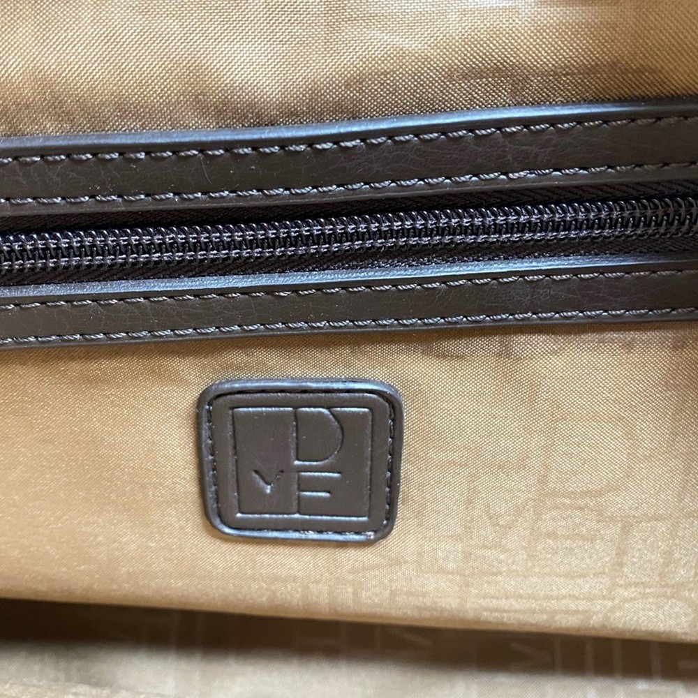 DVF tri-tone brown large overnight bag