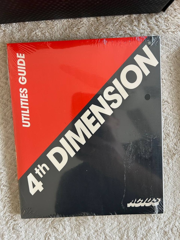 4th Dimension Apple Macintosh software. ACIUS Relational Database For Macintosh