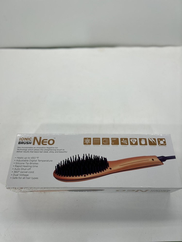 Neo Ionic Heated Straightener Brush