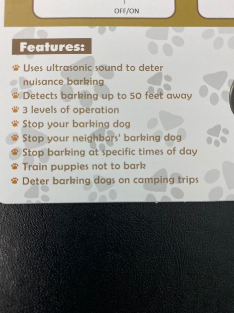 Ultrasonic Bark Control Deter Barking Anti Barking Device Safe Harmless Humane