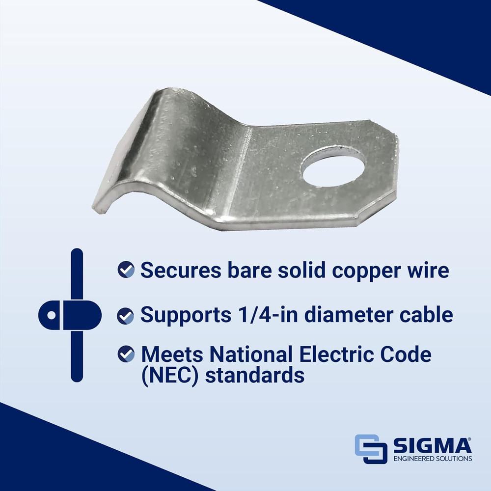 Sigma Engineered Solutions Proconnex 44721 One-Hole Midget Strap, 1/4-In