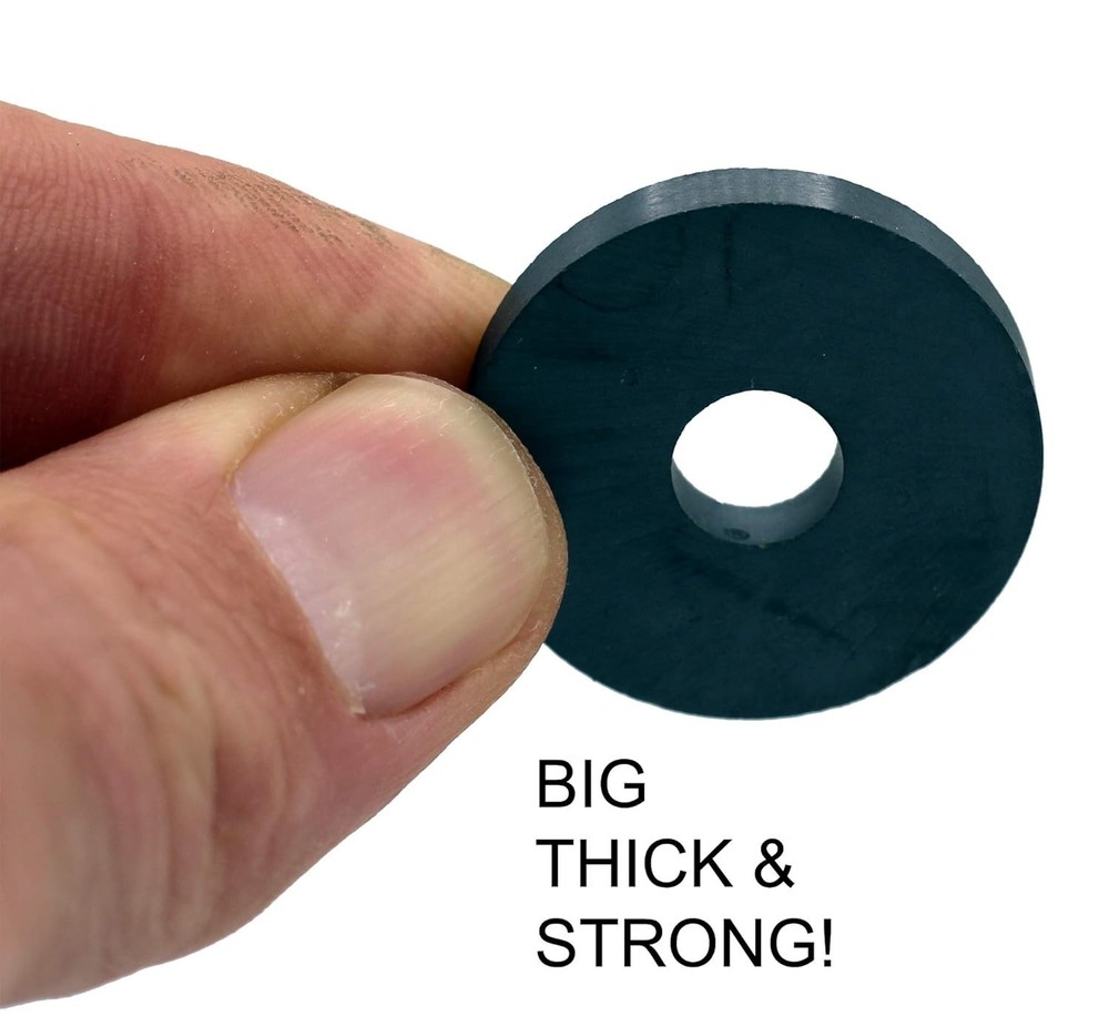 29-Piece Strong Ceramic Ferrite Ring Magnets for Creative & Educational Use