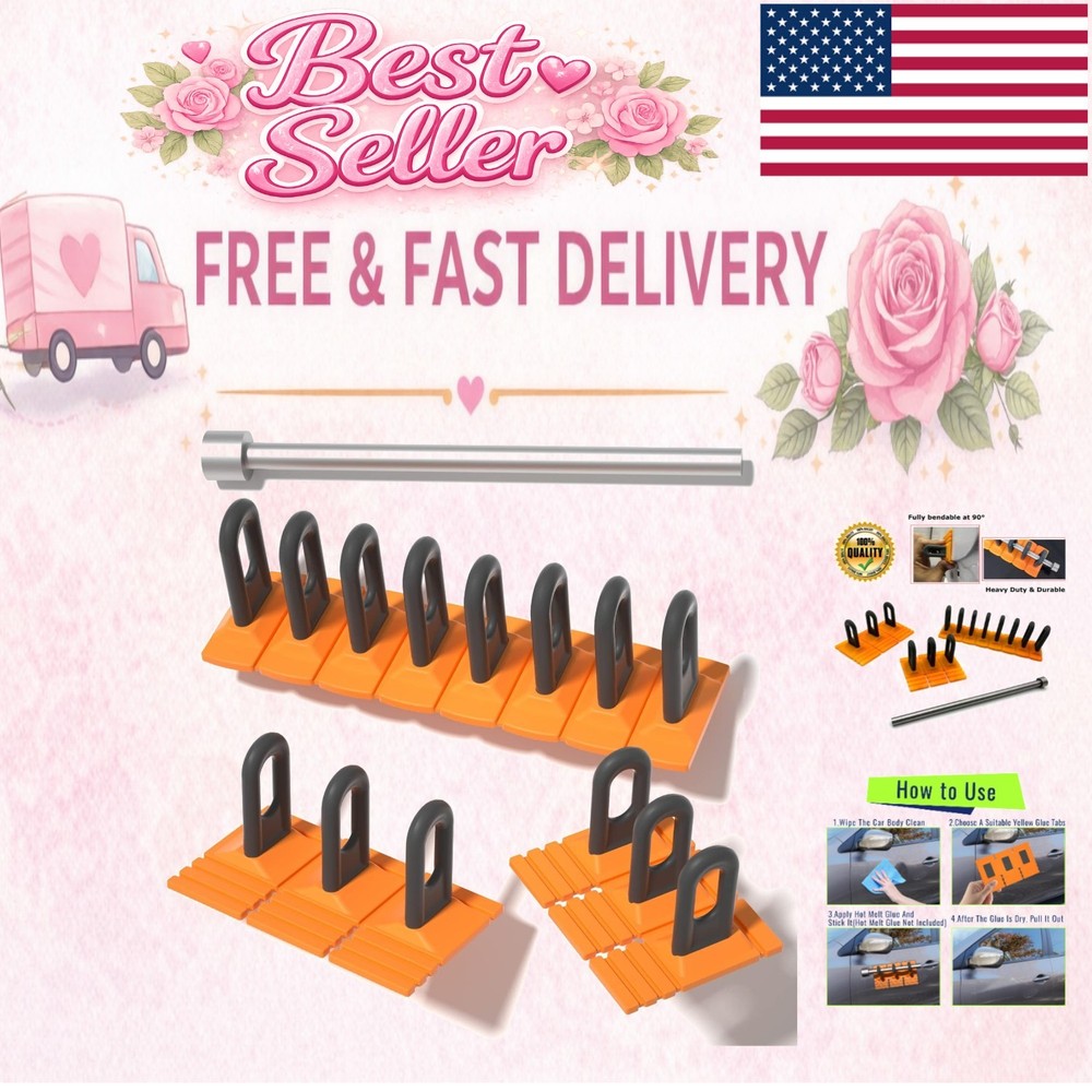 Professional Paintless Dent Puller Kit - Ergonomic Tools for Effortless Repairs