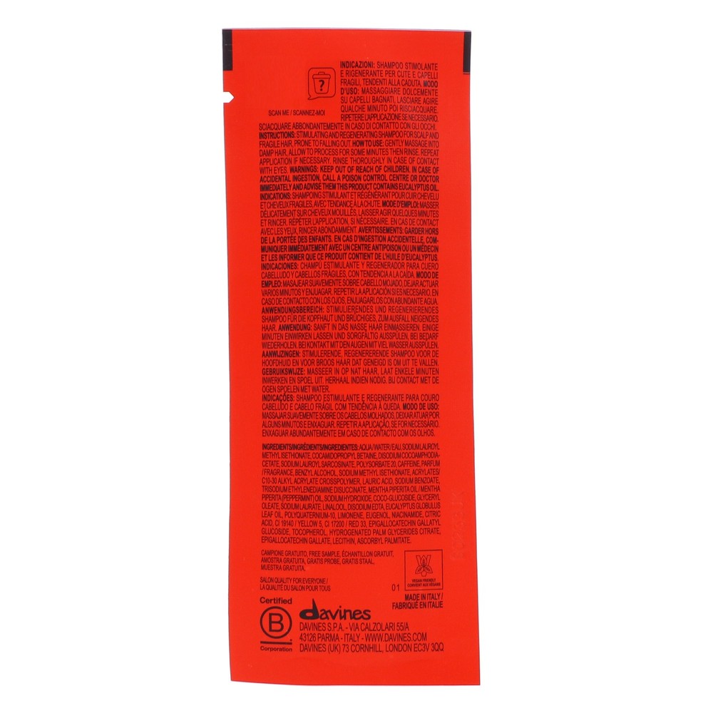 Davines NaturalTech Energizing Shampoo