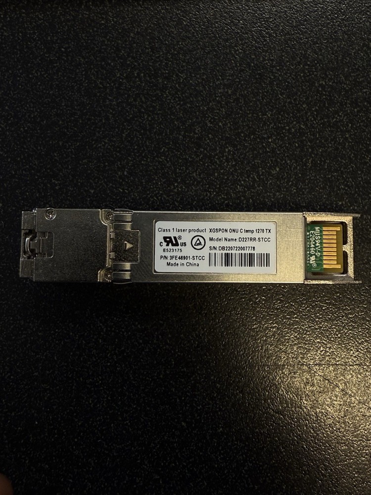 XGSPON ONU C Temp 1270 TX D227RR-STCC Transceiver Module