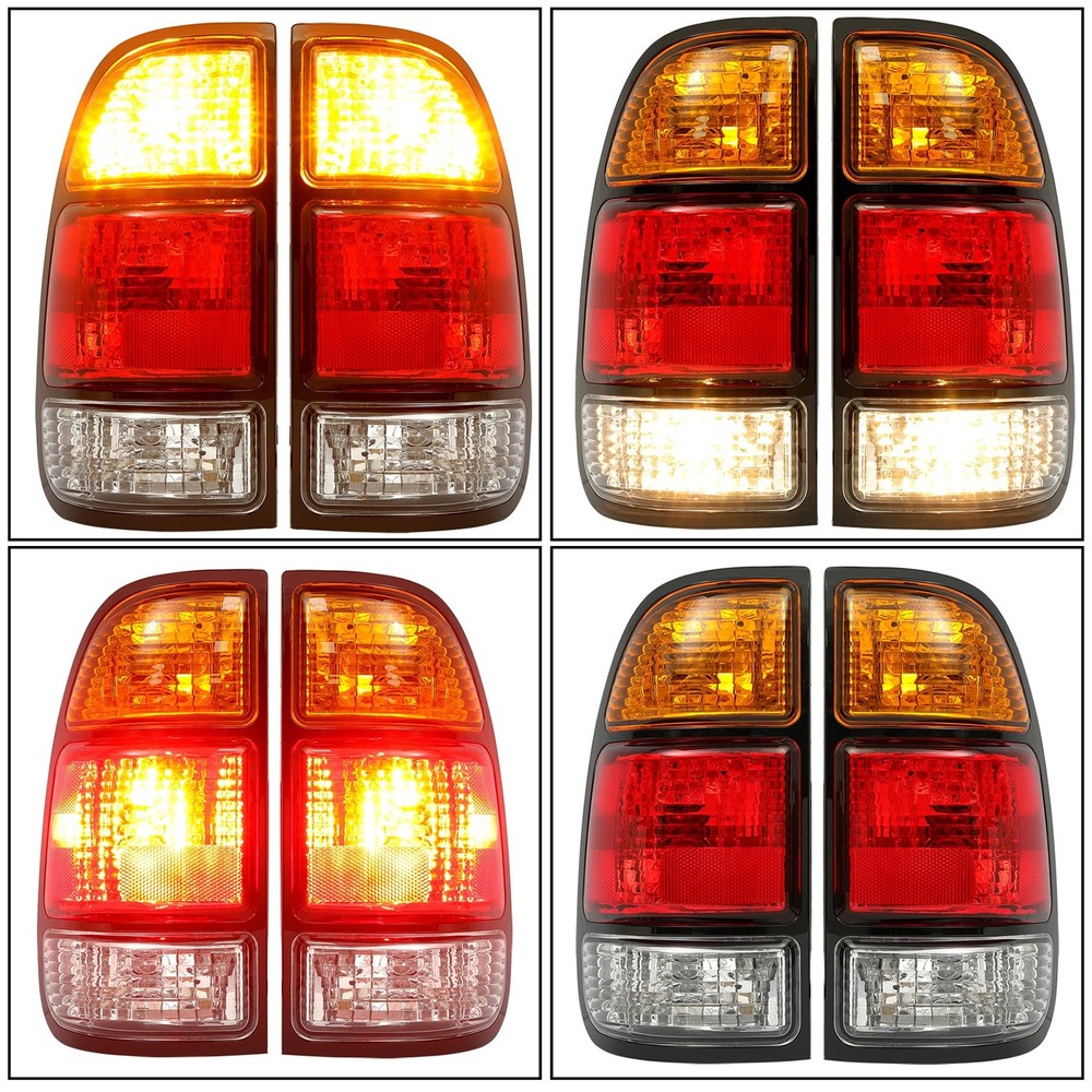 Halogen Tail Light Compatible with 2000-2006 Toyota Tundra Regular/Access Cab...
