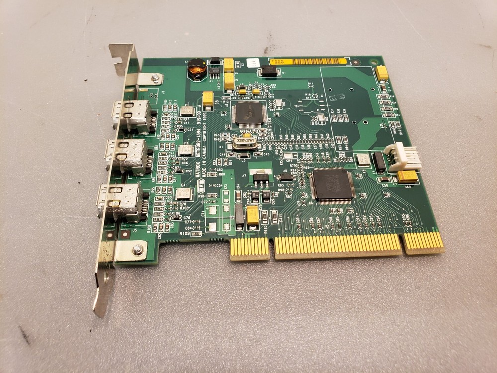 Matrox 919-0001 Meteor2-1394 PCI Firewire Controller Adapter Card *Tested