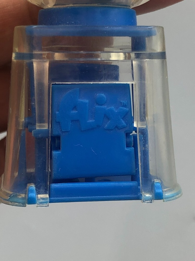 1990s Full FLIX BUBBLE GUM Machine CANDY CONTAINER Vintage