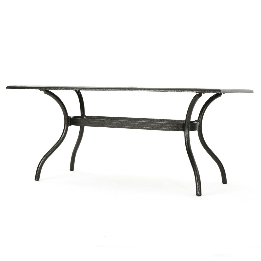 Monteria Bronze Cast Aluminum Rectangle Table