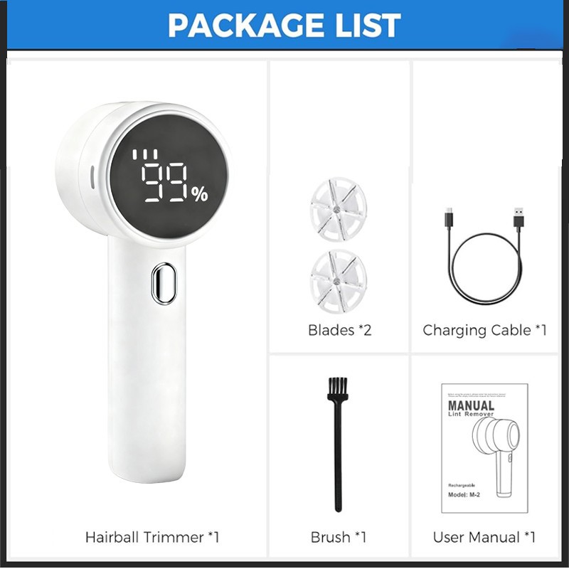 Fabric Shaver, Sweater Shavers to Remove Pilling, High-Perf Defuzzer 3-speed US