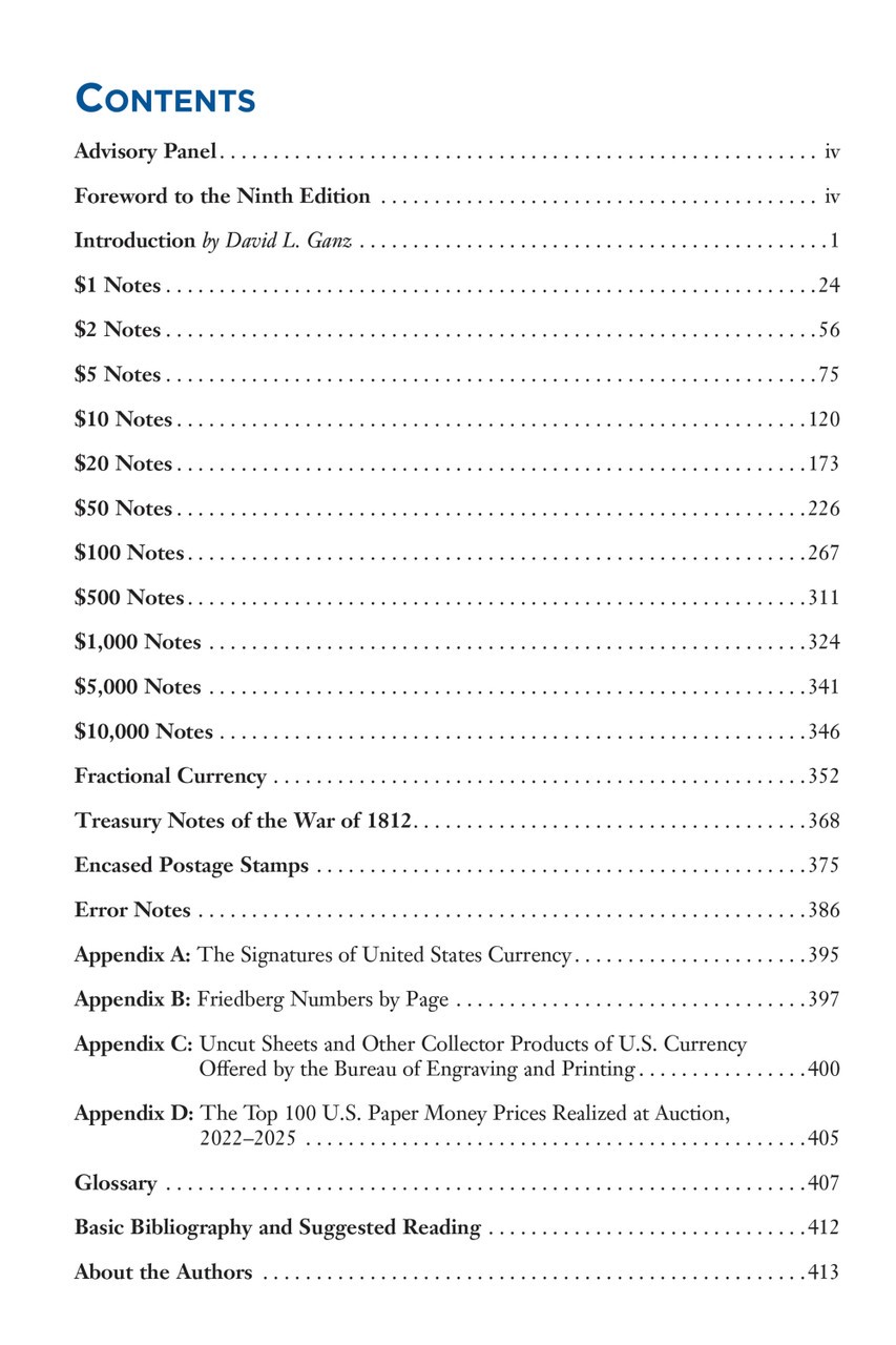 Red Book Series #29 United States Paper Money 9th Edition