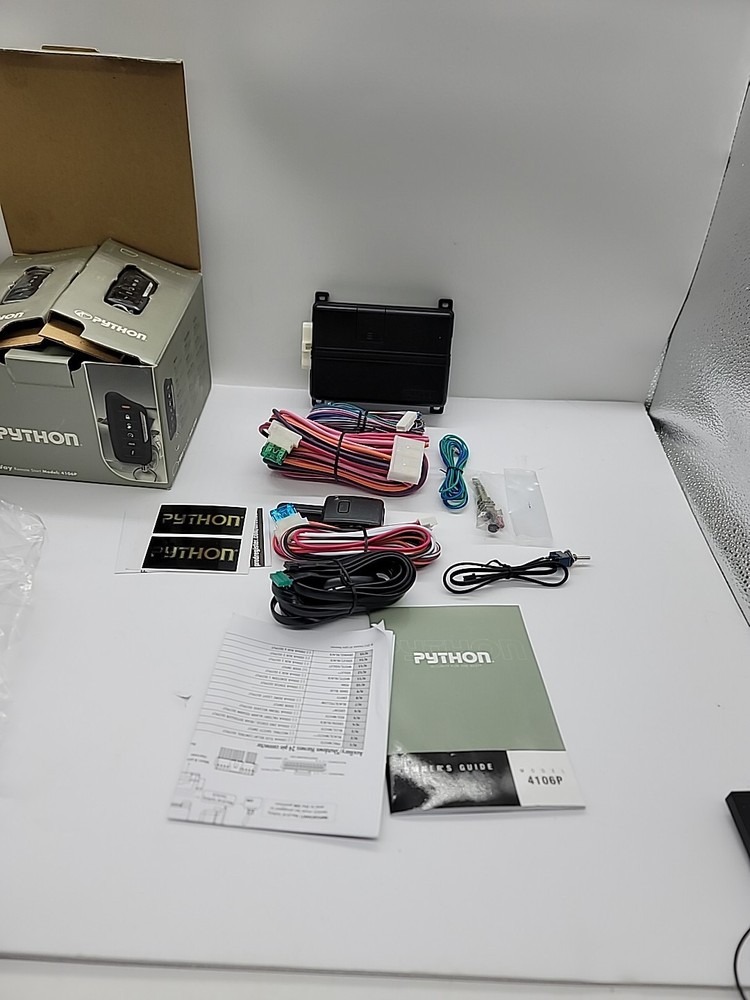 Python 4106P 1-Way Remote-Start System New