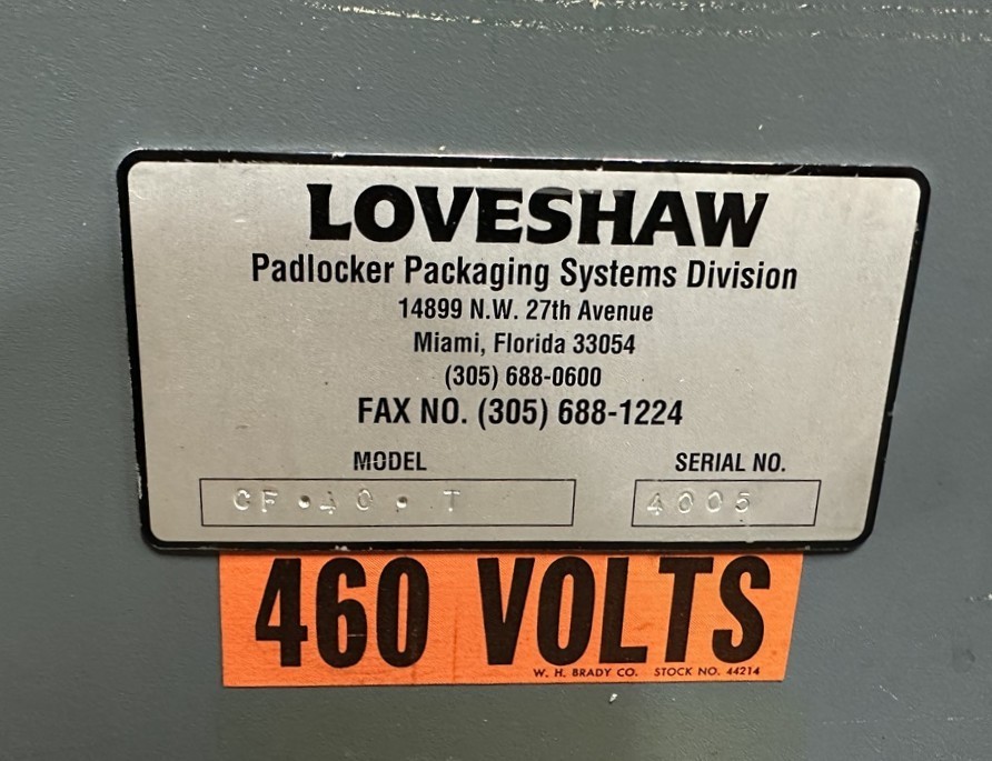 Little David Loveshaw CF40T Automatic Case Erector with Bottom Taper, Box Former