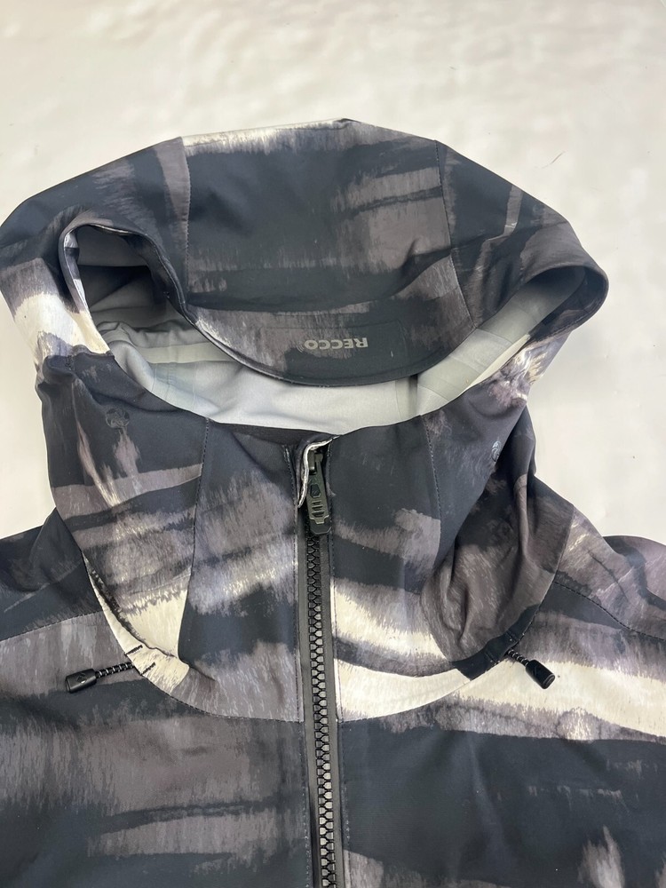 $400 Obermeyer Foraker Winter Shell Ski Jacket NWT Size Medium Men's Black/White