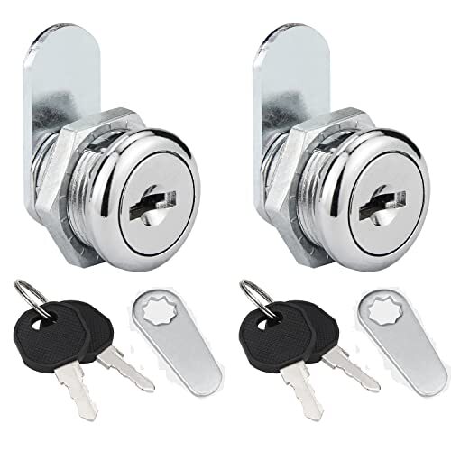 (2 Pack Keyed Alike) Truck Tool Box Locks with Keys - Replacement Pickup
