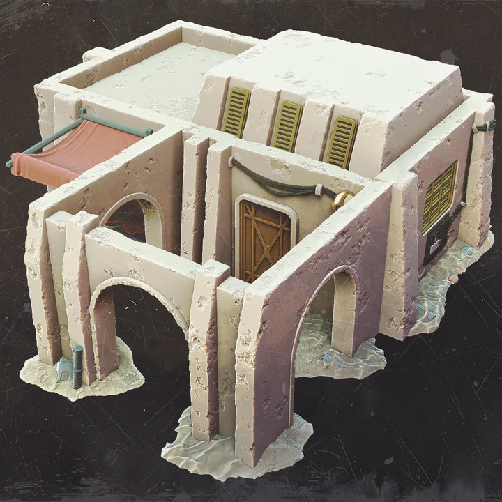 Nilo's Cipher Den - Mos Jemra - Multiverse - Terrain Wargaming D&D DnD