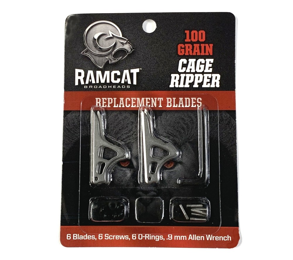 Ramcat 100 Grain Cage Ripper Replacement Blades #R4008