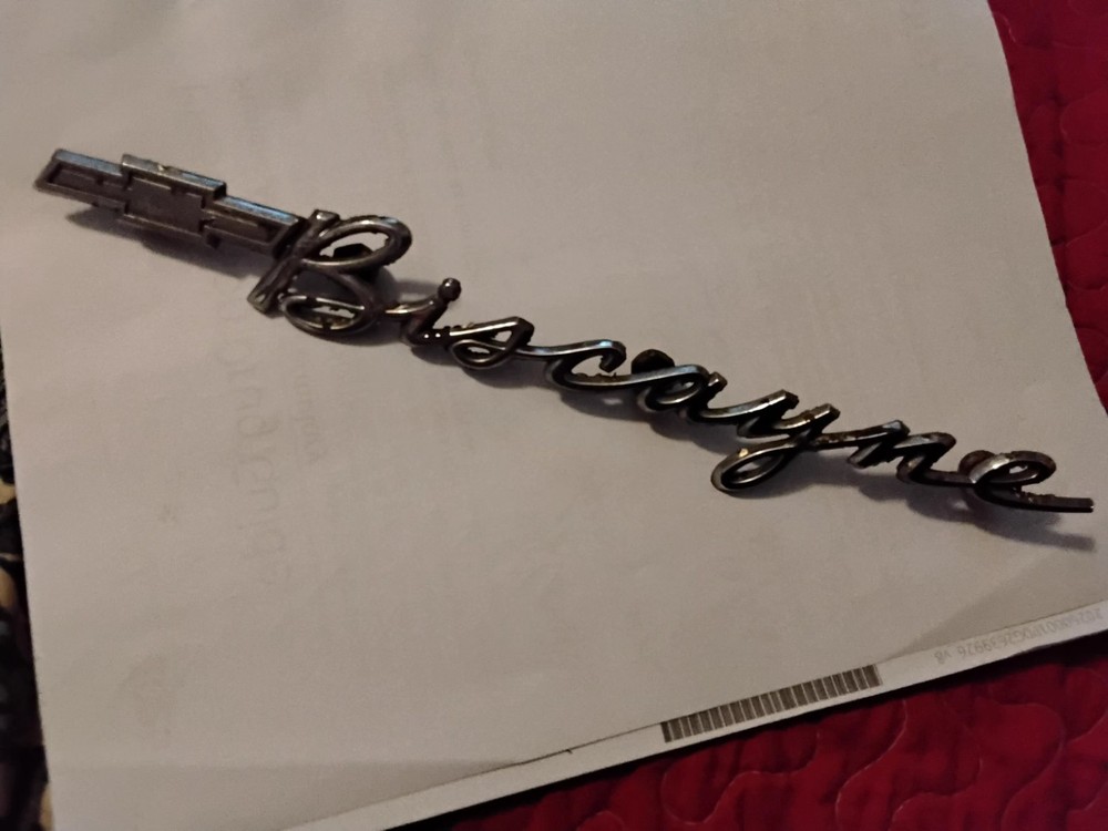 ONE 1961 BISCAYNE VINTAGE EMBLEM