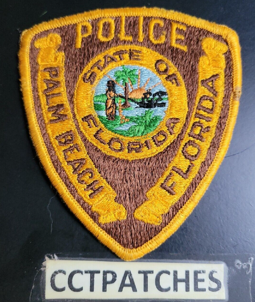 PALM BEACH, FLORIDA POLICE SHOULDER PATCH FL