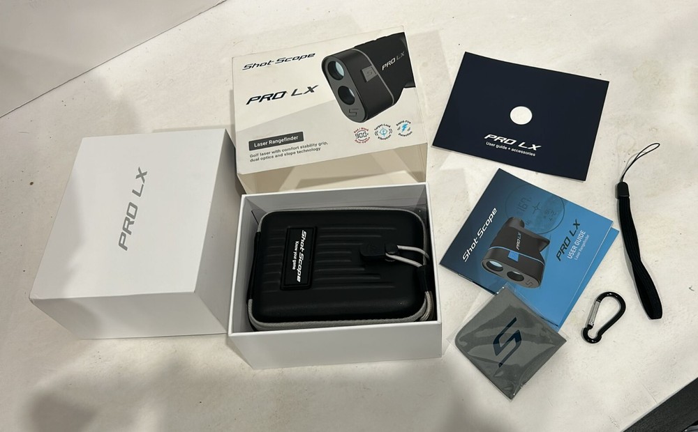 Shot Scope Golf Pro LX Laser Rangefinder, Open Box (A2)