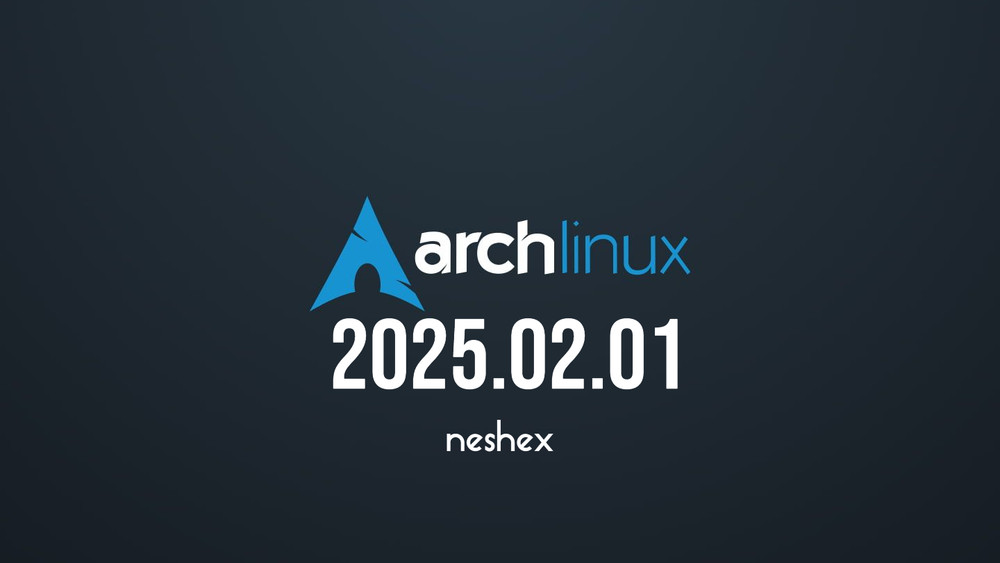 Arch Linux 2025.02 Latest Bootable USB Flash Drive