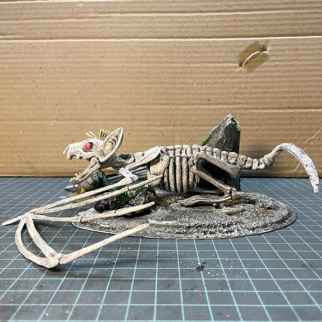 Handpainted Dragon Bone Diorama with Removable Base