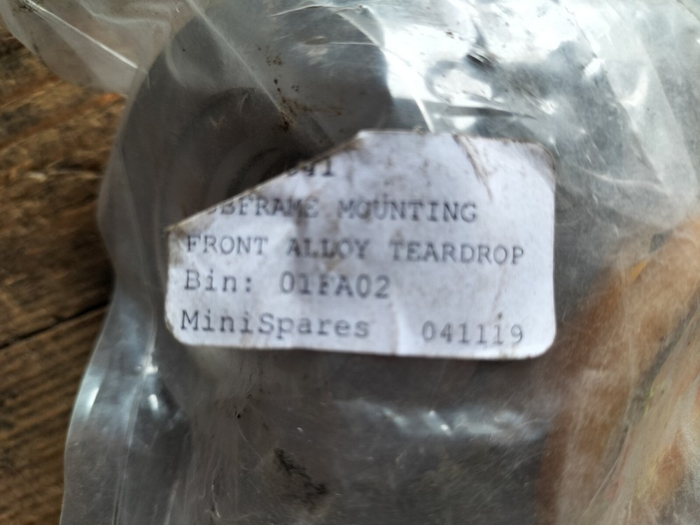Mini Subframe Teardrop Alloy Mountings.