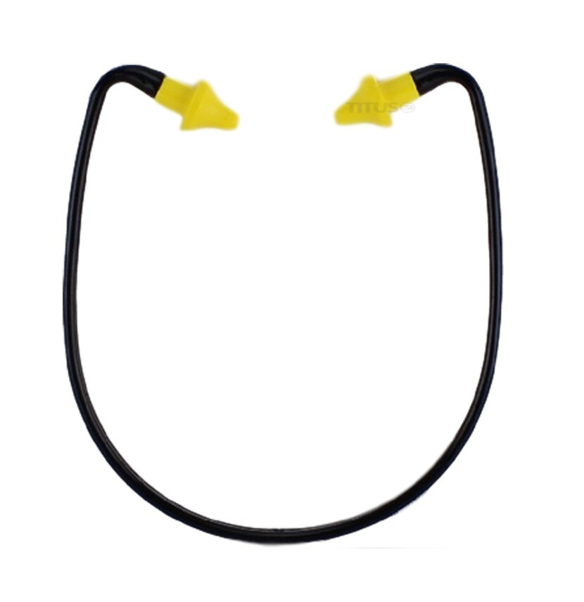 2 PACK TITUS EAR PLUGS U BANDED NECK HEARING PROTECTION EAR MUFFS NOISE SAFETY