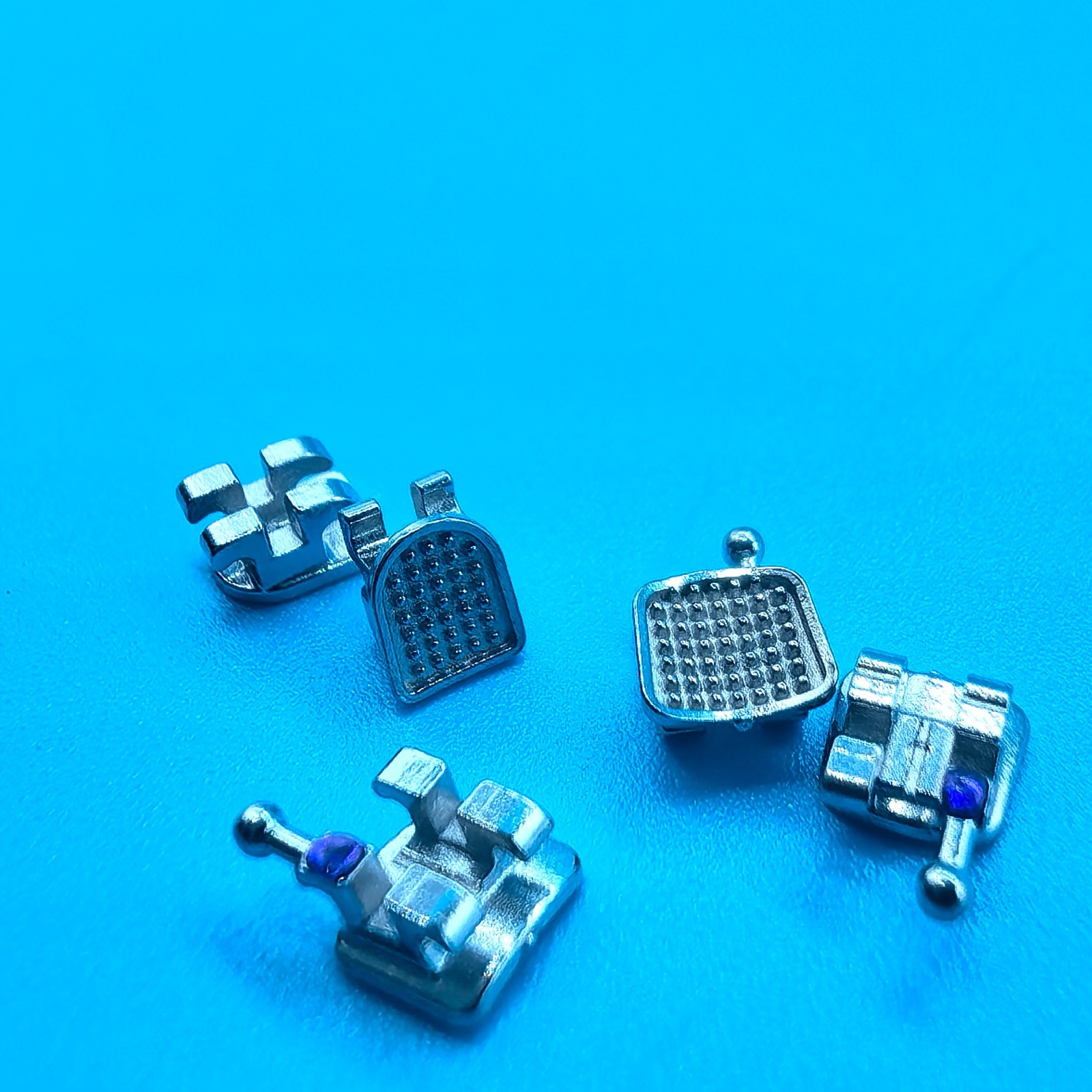 Dental Orthodontic Metal Brackets Braces Mini Roth Slot.022" Hooks 3-4-5 MIM