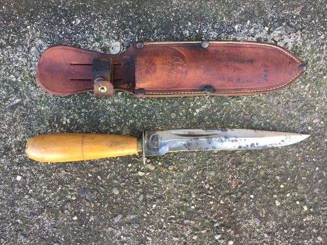WW2 U.S. Fighting Knife - Identified