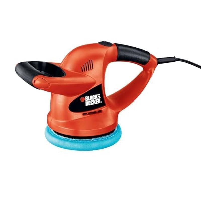Orbital Car Buffer Polisher W/ Foam & Wool Bonnets Variable Speed Design New