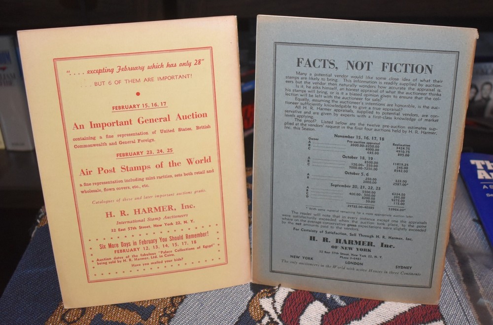 THE AMERICAN PHILATELIST 2x Issues 1954 & 1955