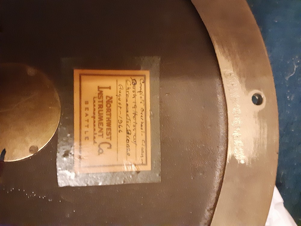 Chelsea Ships Bell Clock 8"
