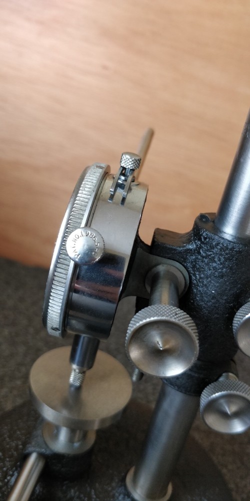 SUPERB Starrett 654 Comparator Stand w/ Dial Indicator 25-B Inspector Bench