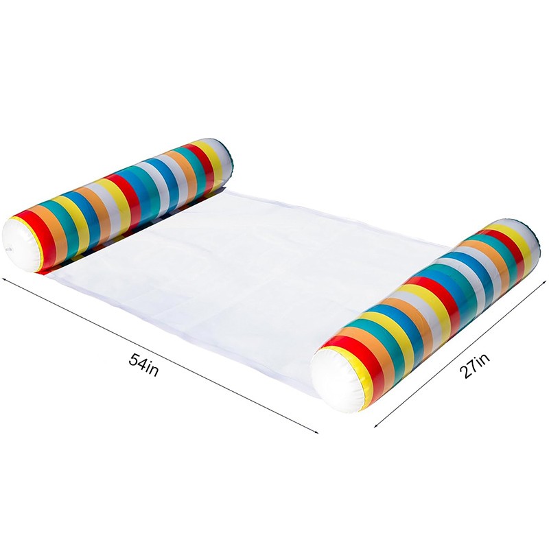 2 Pack Water Hammock Floaties Multi-Purpose with Air Pump For Pool Float Lounger