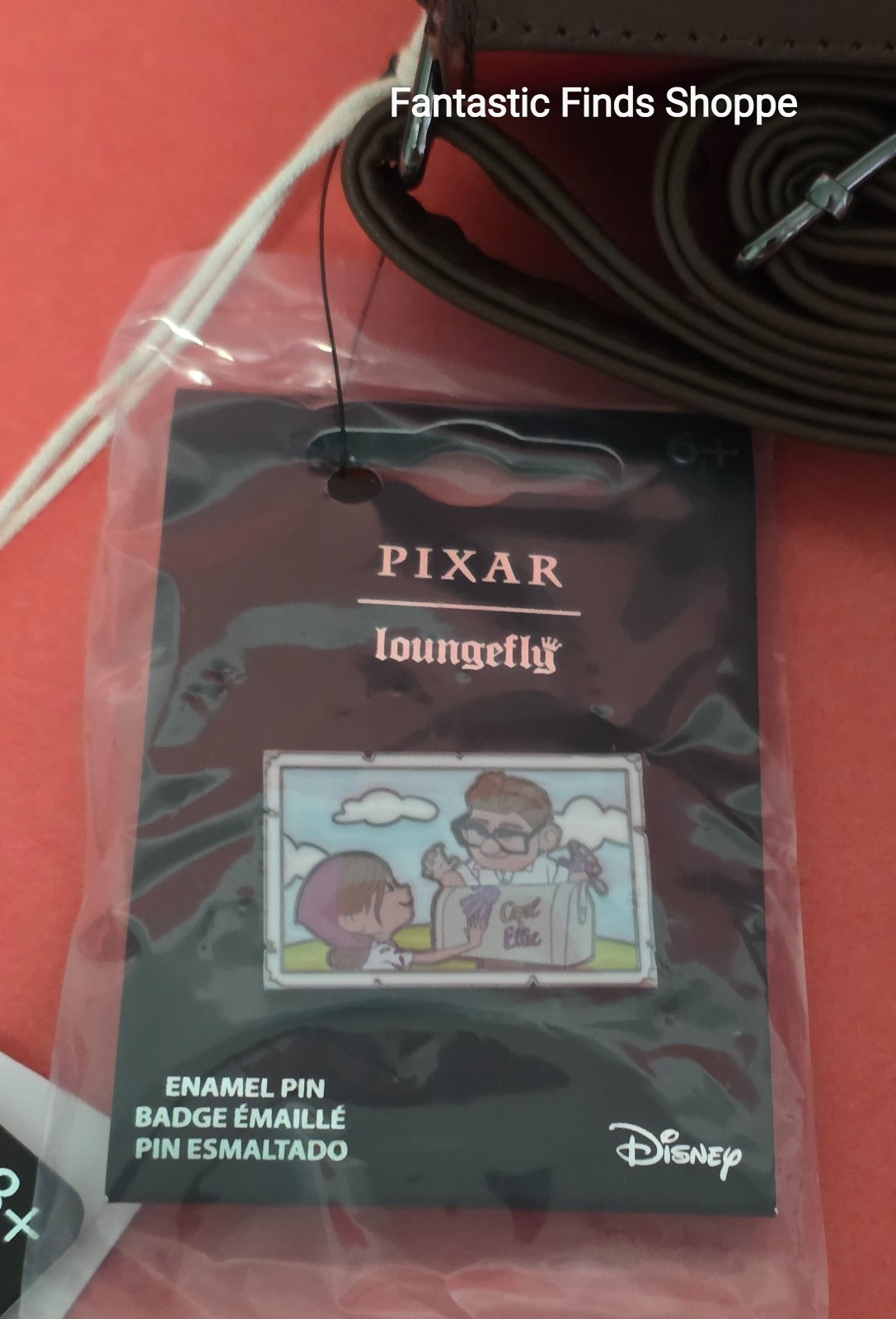 Loungefly Disney Pixar Up My Adventure Book Pin Display Crossbody Bag +Pin NWT