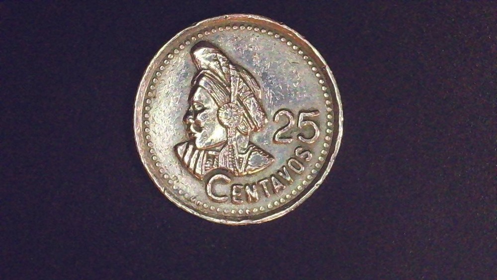 Guatemala Coin - 1996 25 Centavos - Circulated