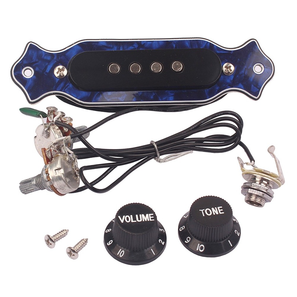 4-String Guitar Pickup   Volume Control w/   Volume Button for Ukulele