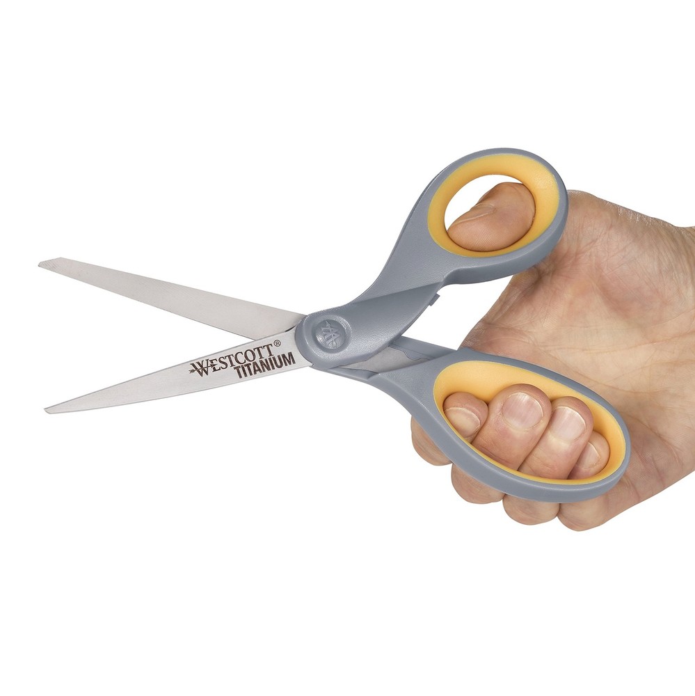 Westcott 2 Titanium Bonded Scissors and 2 Ceramic Utility Cutters, 4-Pack