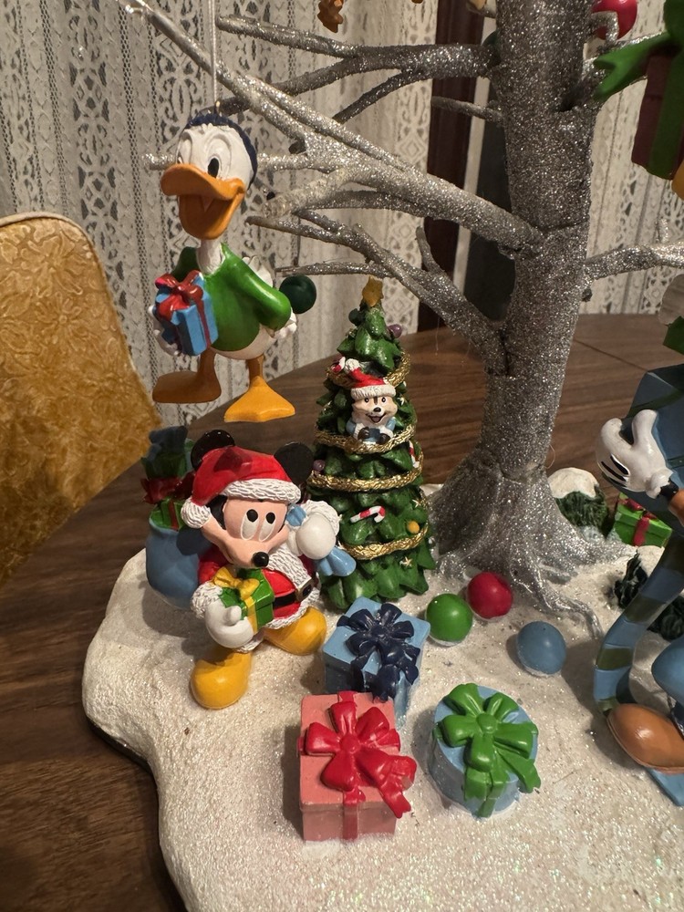 Disney Illuminated Glitter Christmas Tree 13"