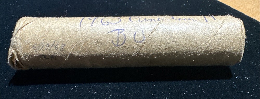 1963 FULL ORIGINAL ROLL Canada 1 Cent Penny 50 BU UNCIRCULATED.